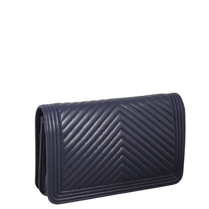 Chanel Boy Wallet on Chain Chevron
