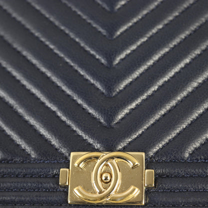 Chanel Boy Wallet on Chain Chevron