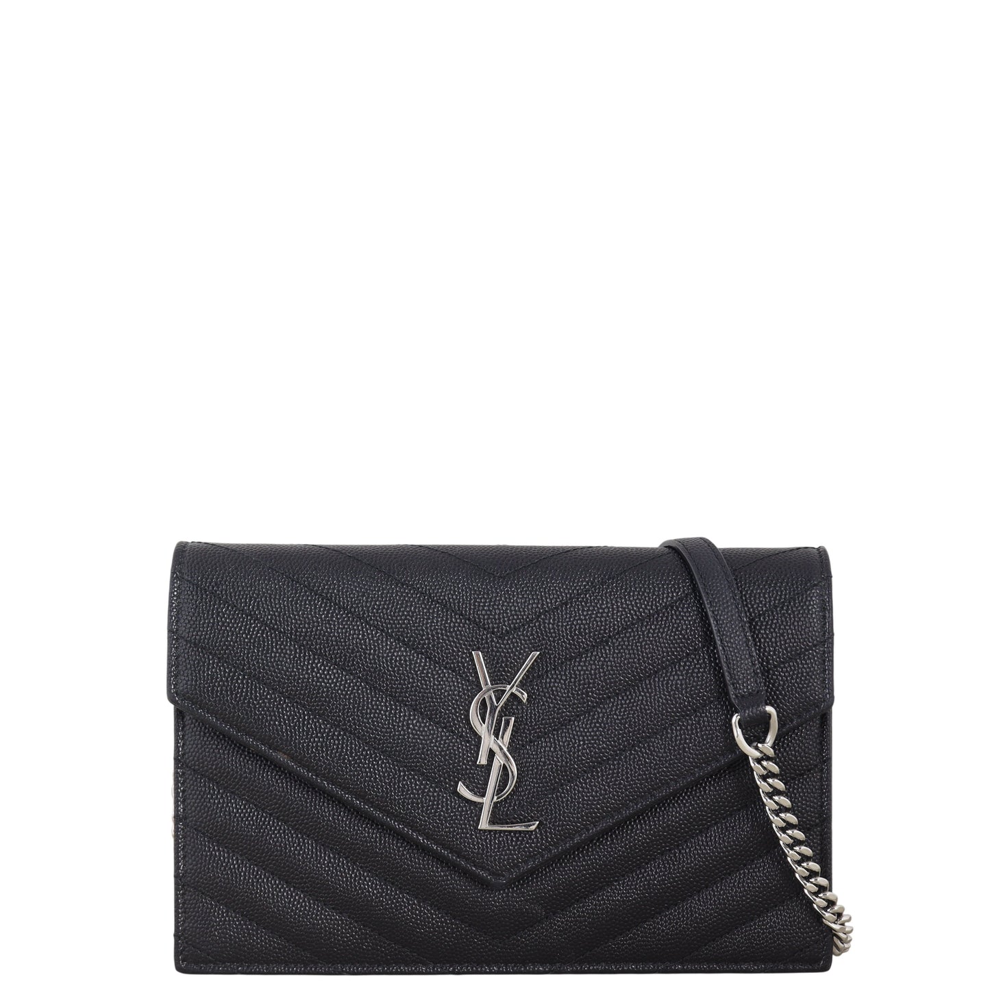 Saint Laurent Cassandre Envelope Chain Wallet