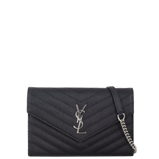 Saint Laurent Cassandre Envelope Chain Wallet