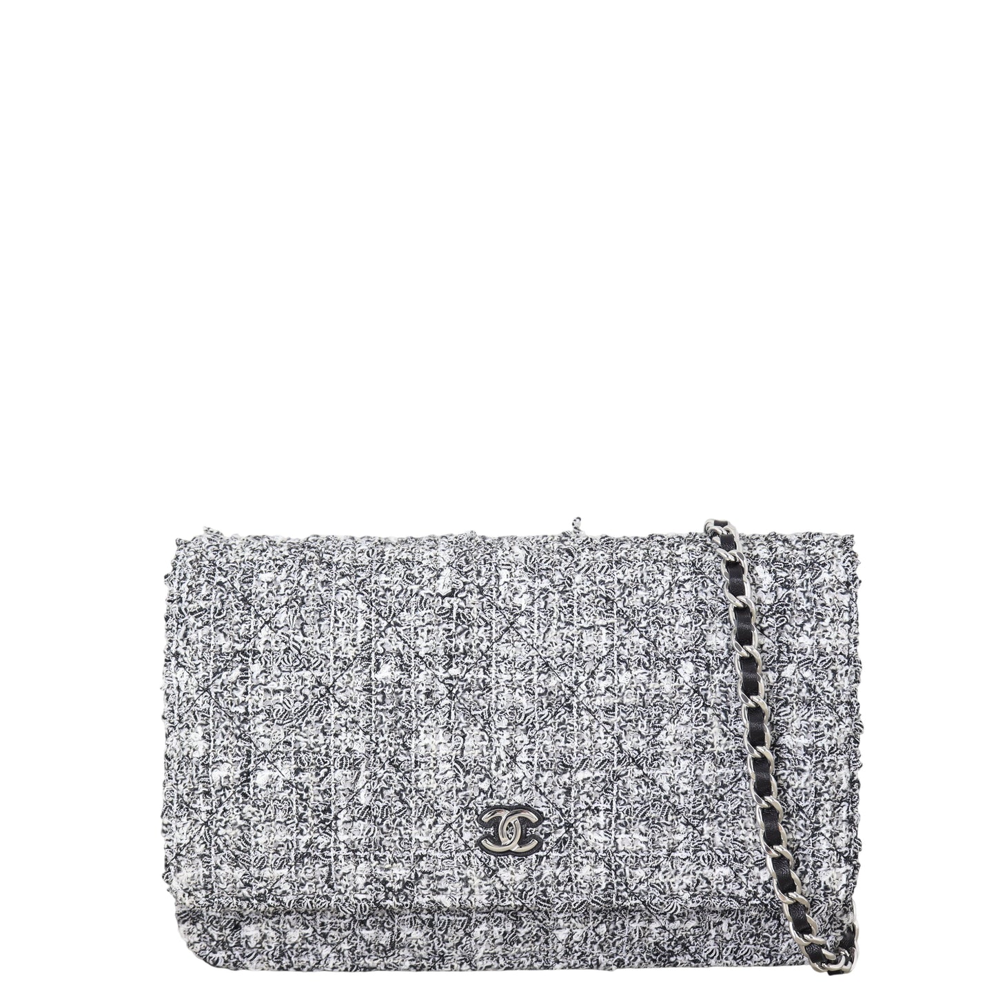 Chanel Classic Wallet on Chain Tweed