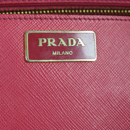 Prada Saffiano Lux Galleria Double Zip Tote Large