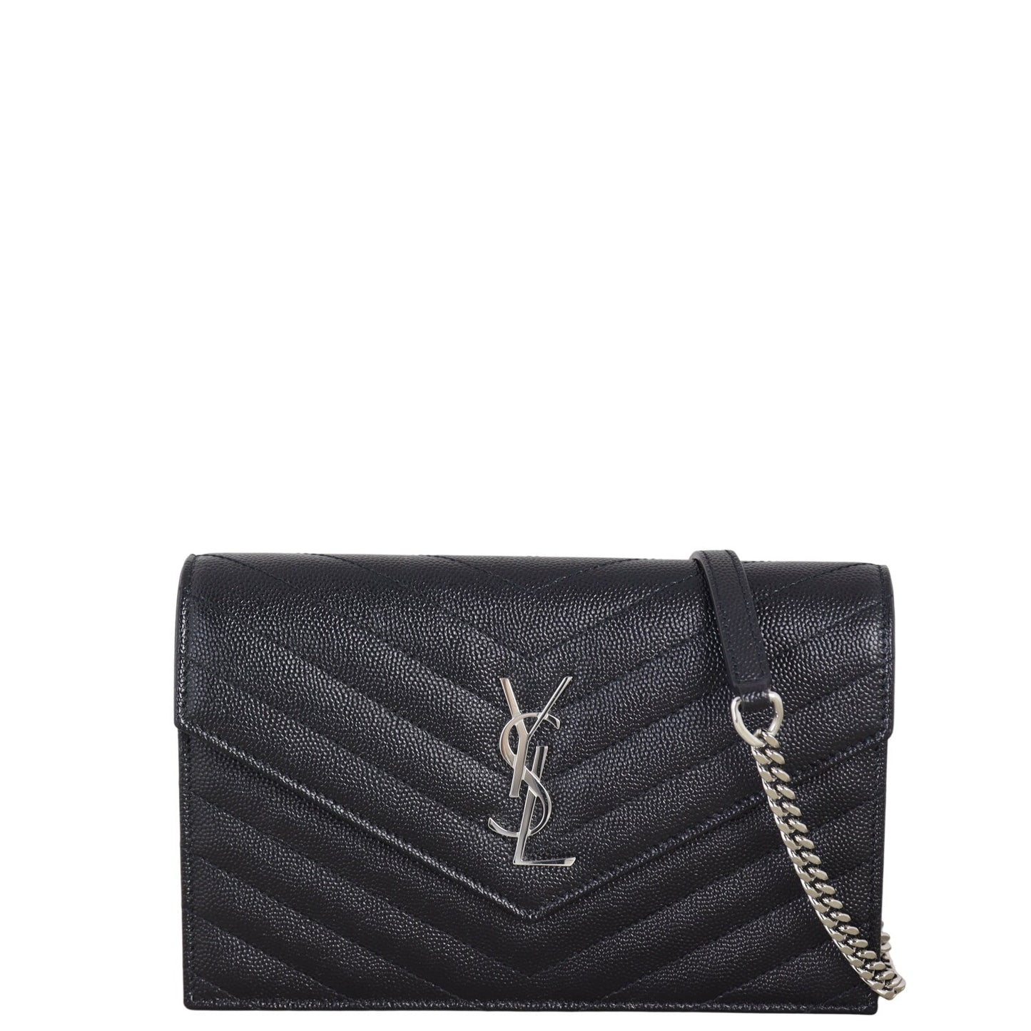 Saint Laurent Cassandre Envelope Chain Wallet
