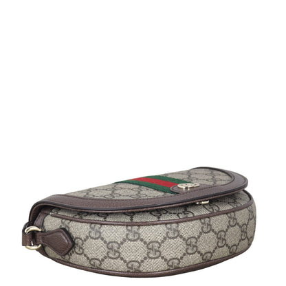 Gucci Ophidia GG Supreme Half Moon Shoulder Bag