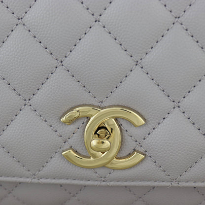 Chanel Coco Top Handle Flap Bag Medium