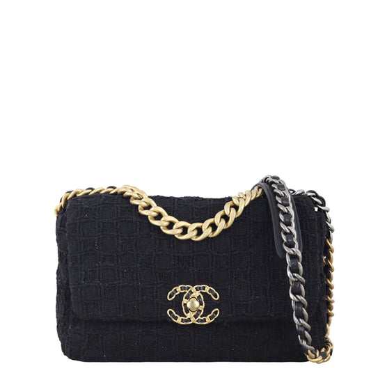 Chanel 19 Tweed Flap Bag Medium