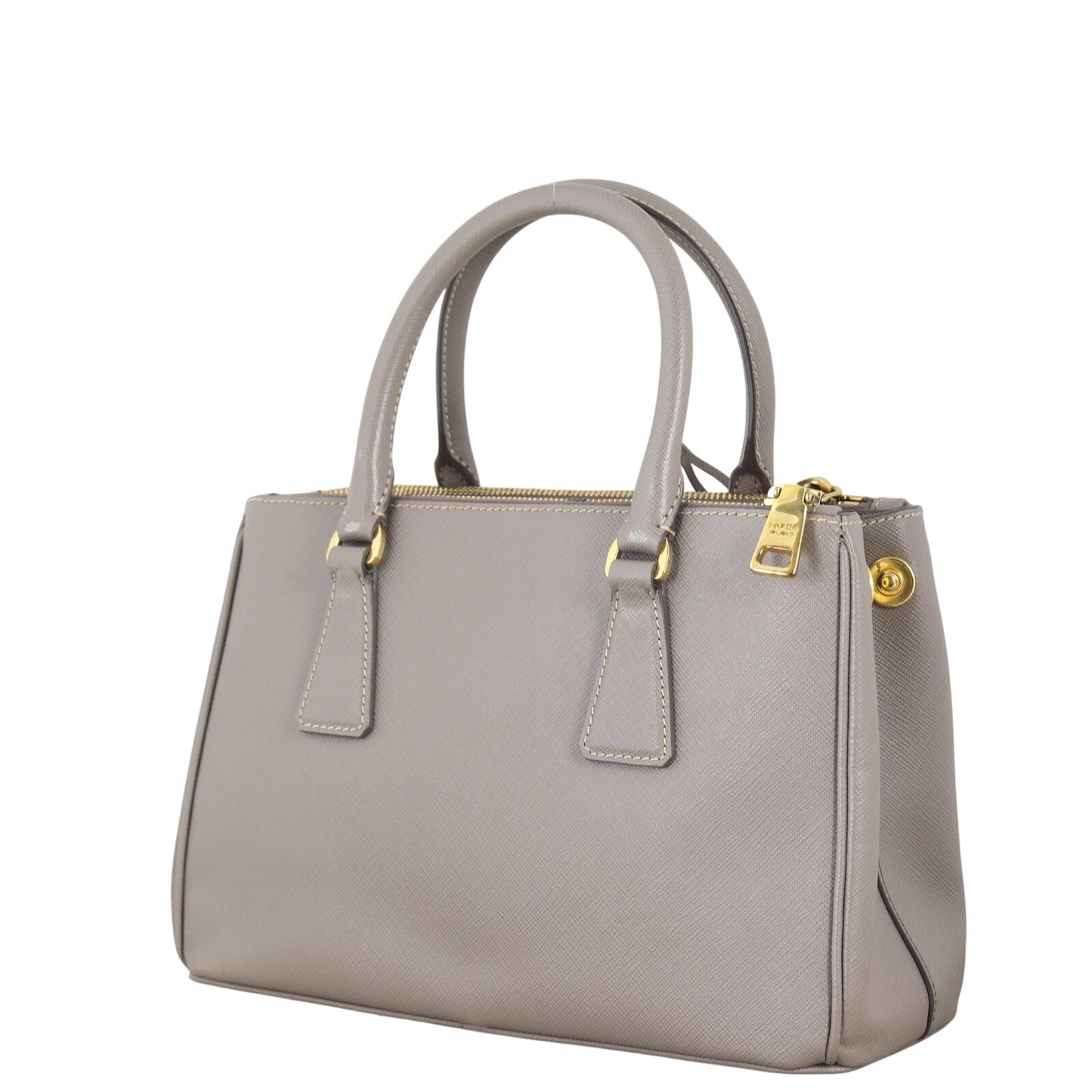 Prada Saffiano Lux Galleria Double Zip Tote Mini
