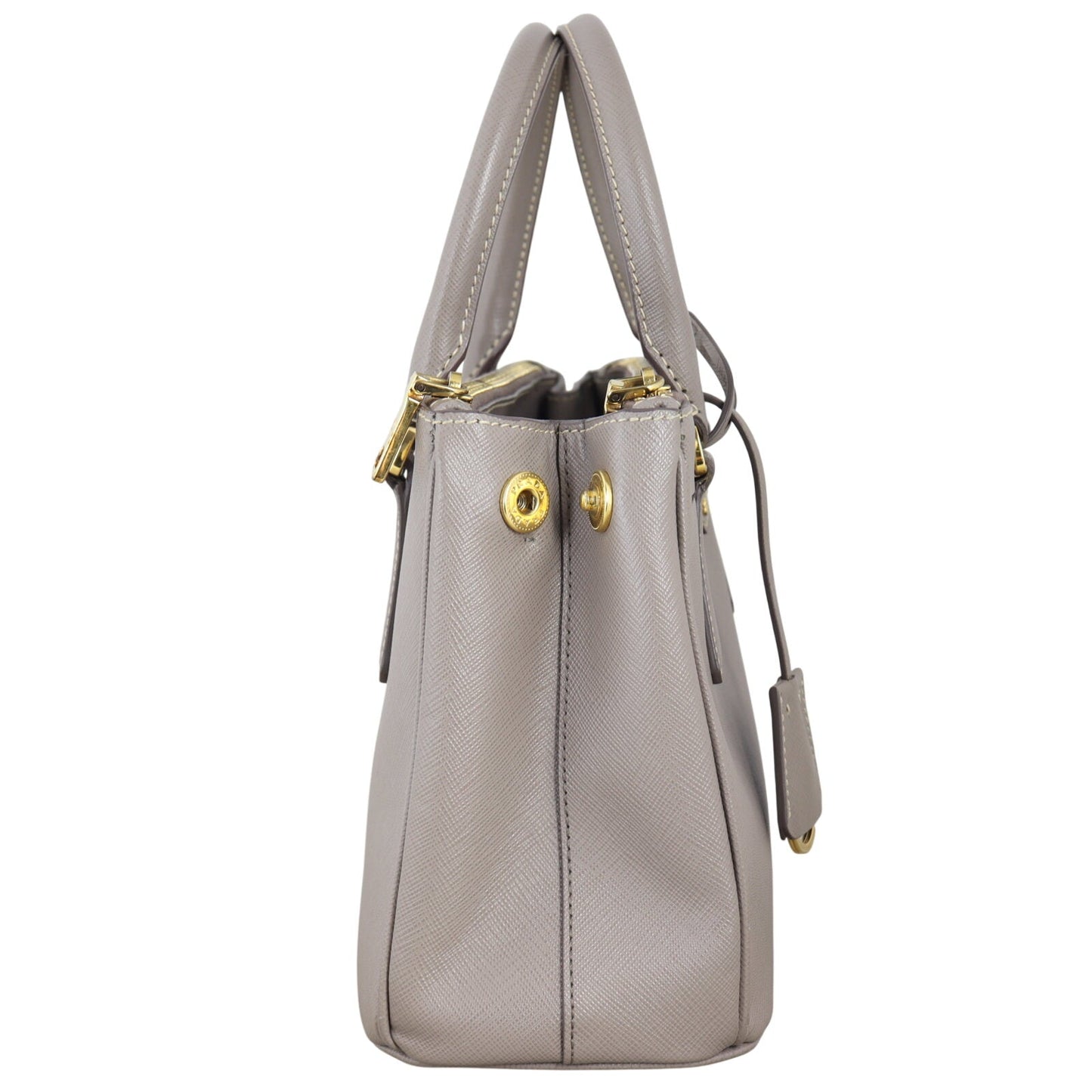 Prada Saffiano Lux Galleria Double Zip Tote Mini