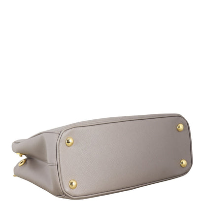 Prada Saffiano Lux Galleria Double Zip Tote Mini