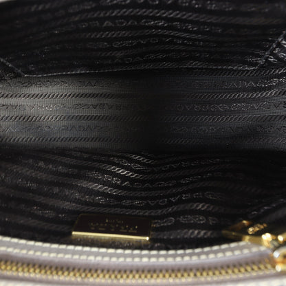 Prada Saffiano Lux Galleria Double Zip Tote Mini