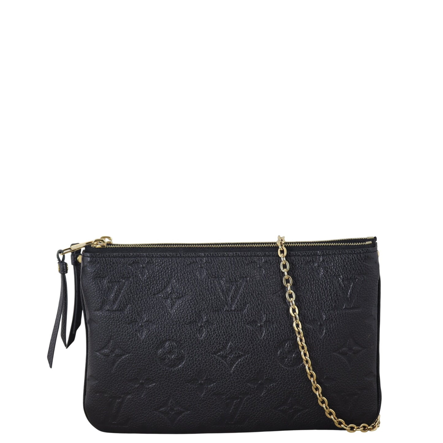 Louis Vuitton Double Zip Pochette Monogram Empreinte