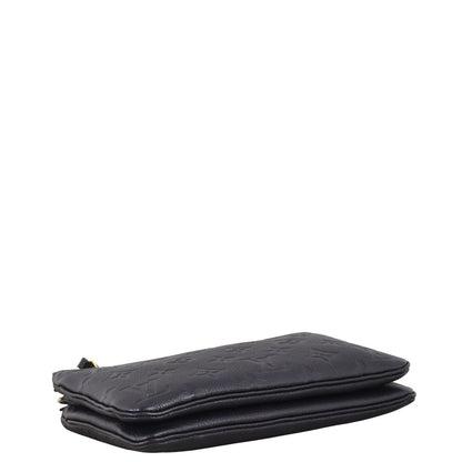Louis Vuitton Double Zip Pochette Monogram Empreinte