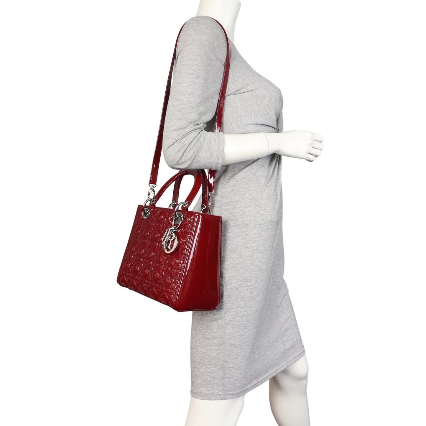 Dior Lady Dior Medium Patent
