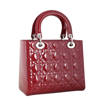Dior Lady Dior Medium Patent