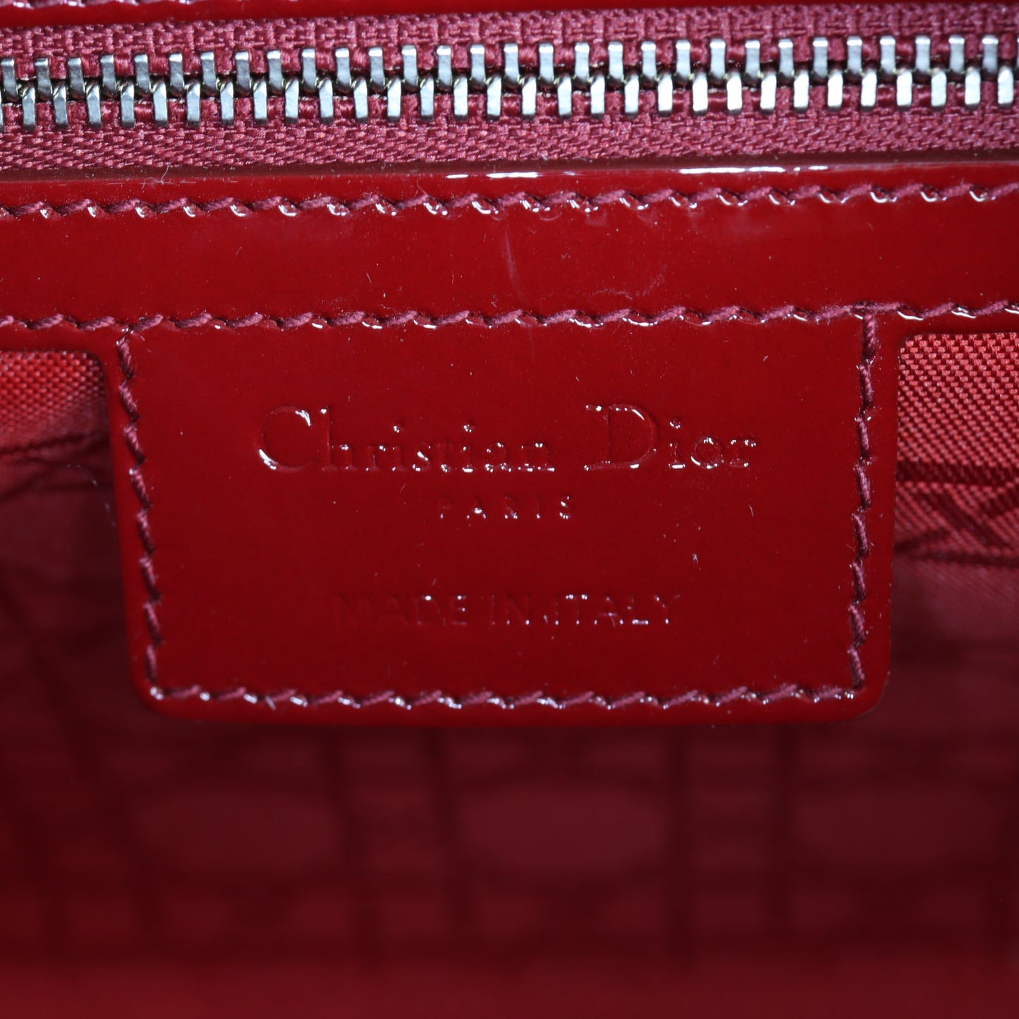 Dior Lady Dior Medium Patent