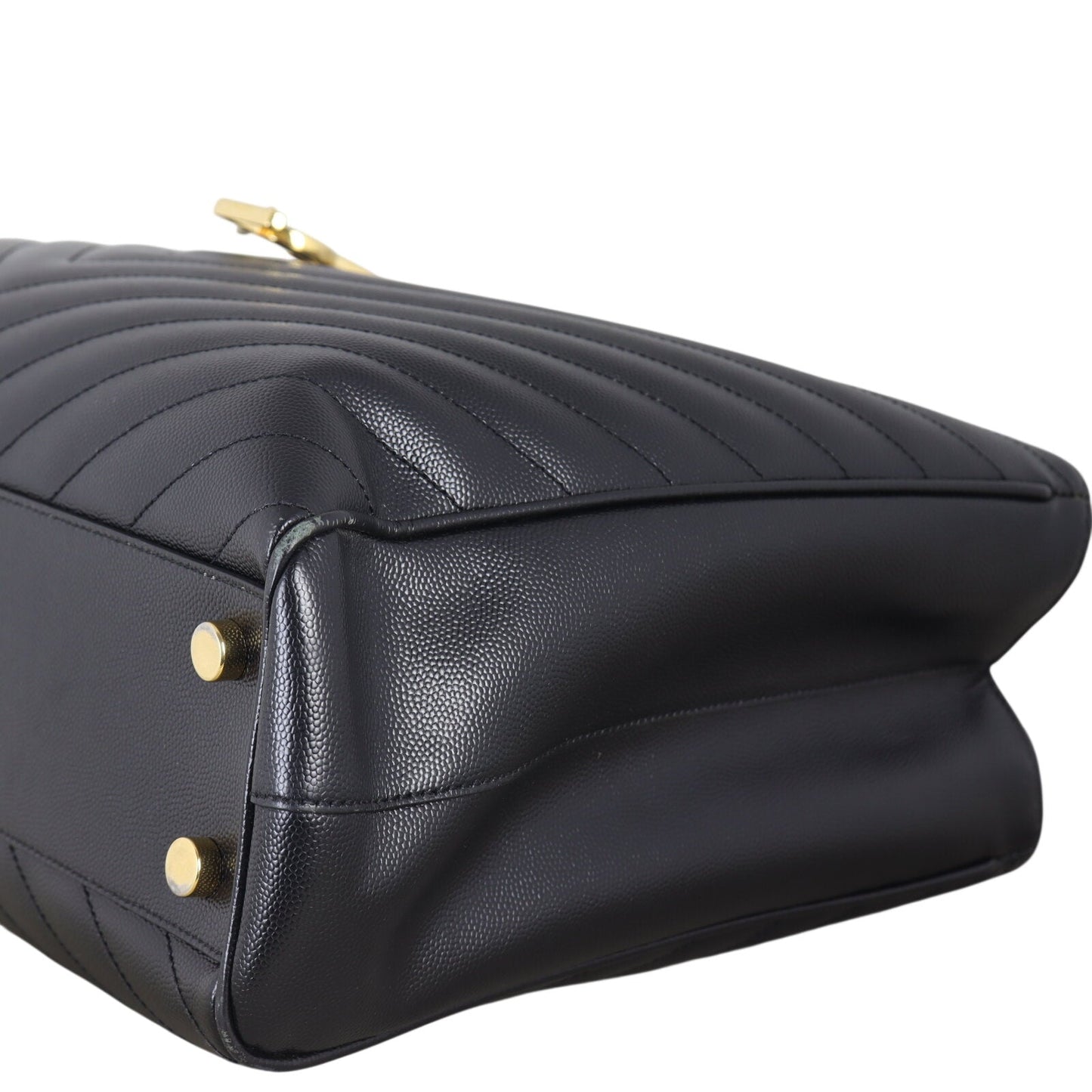Saint Laurent Chevron Shopping Tote