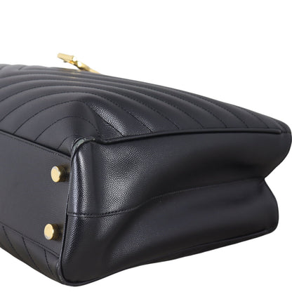 Saint Laurent Chevron Shopping Tote