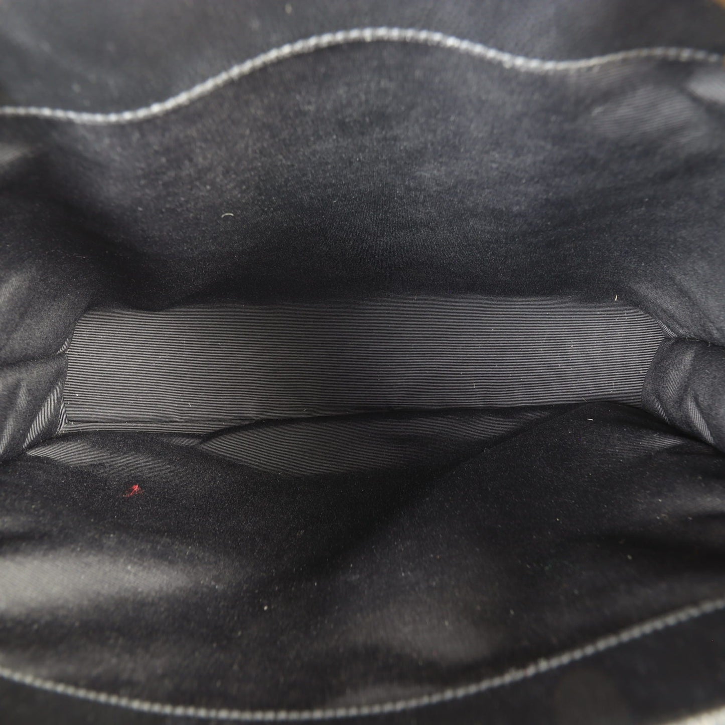 Saint Laurent Chevron Shopping Tote