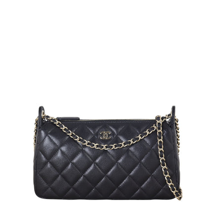 Chanel CC Zip Clutch on Chain