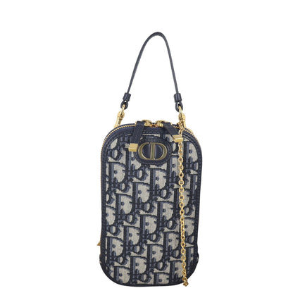 Dior 30 Montaigne Phone Holder Oblique