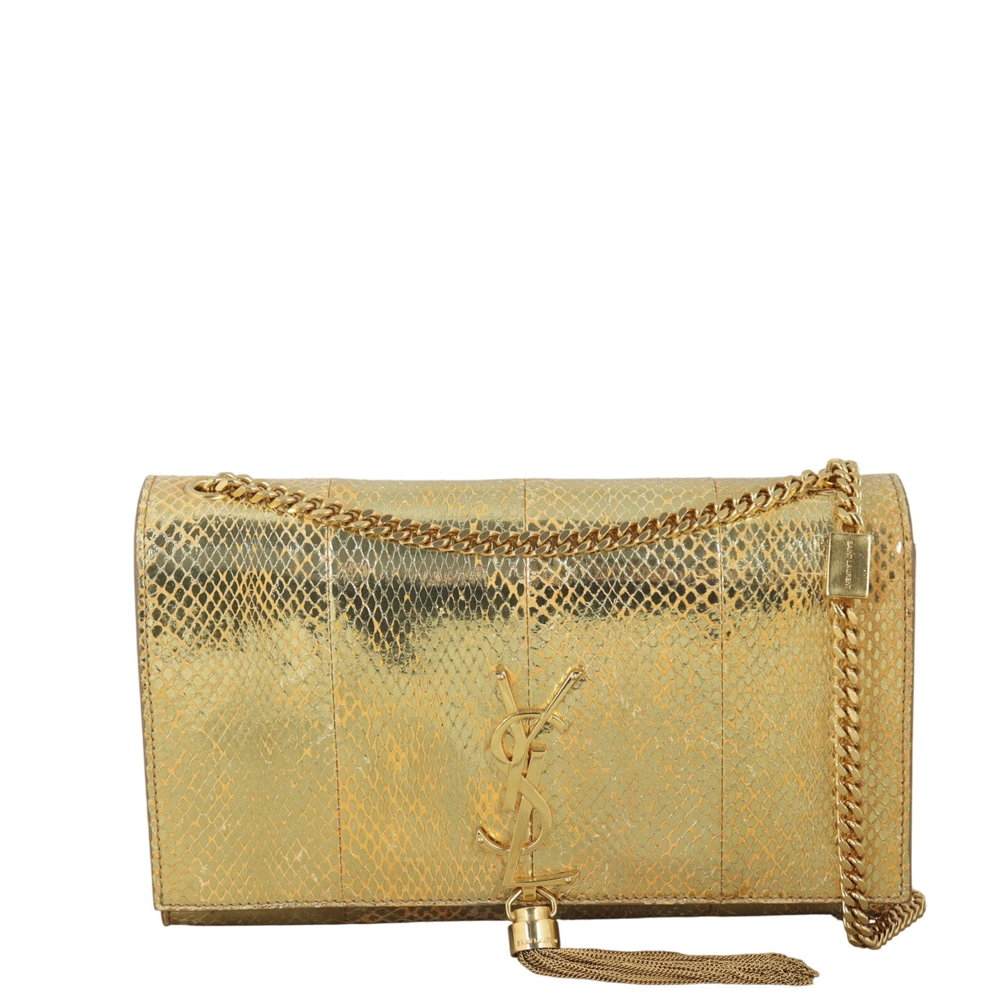 Saint Laurent Kate Tassel Chain Bag Medium Python