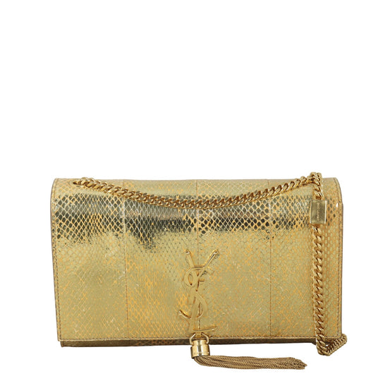 Saint Laurent Kate Tassel Chain Bag Medium Python