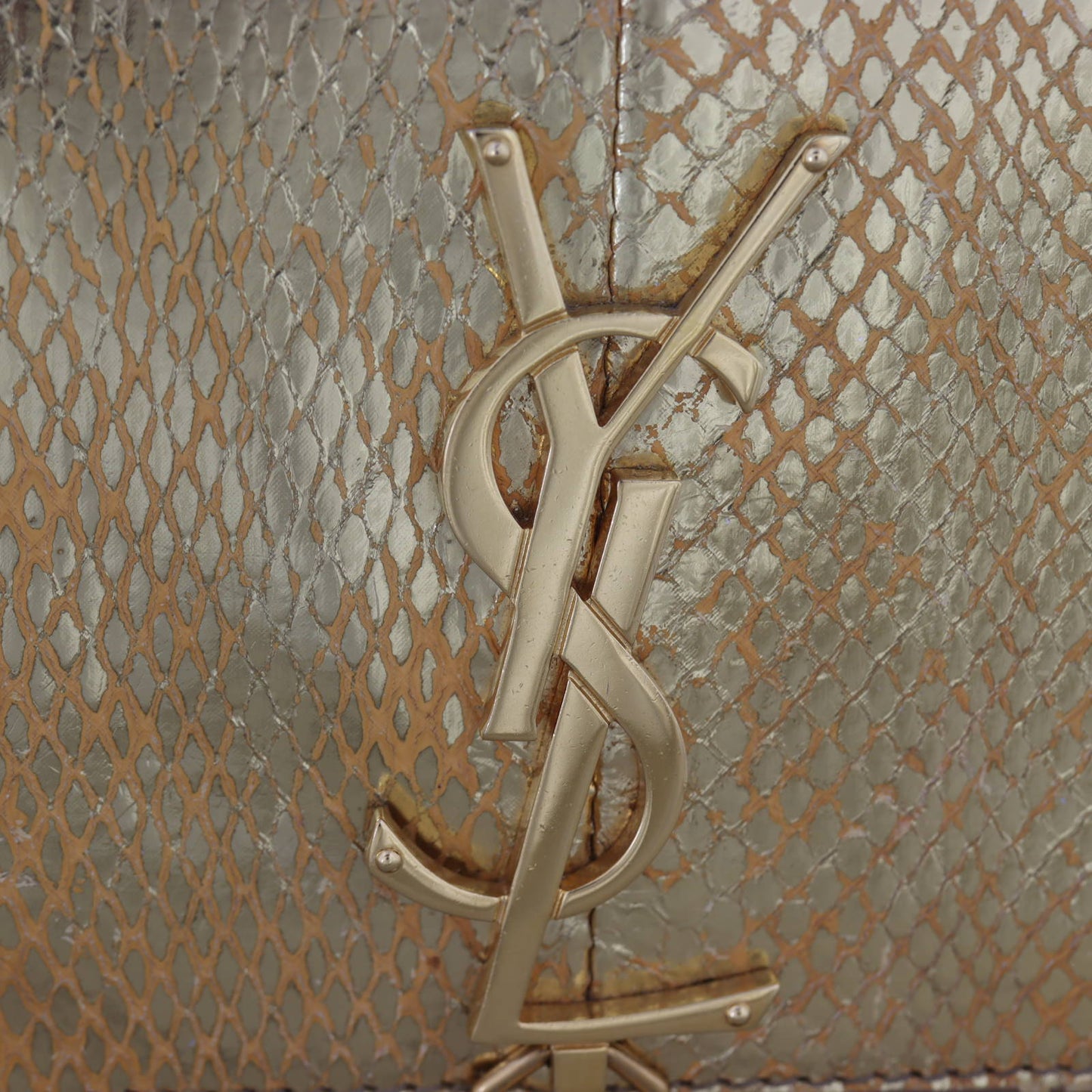 Saint Laurent Kate Tassel Chain Bag Medium Python