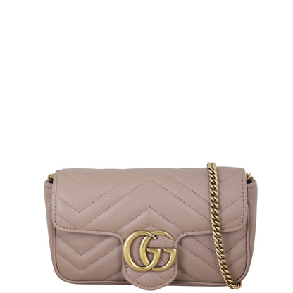 Gucci GG Marmont Matelasse Super Mini Shoulder Bag