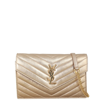 Saint Laurent Cassandre Envelope Chain Wallet