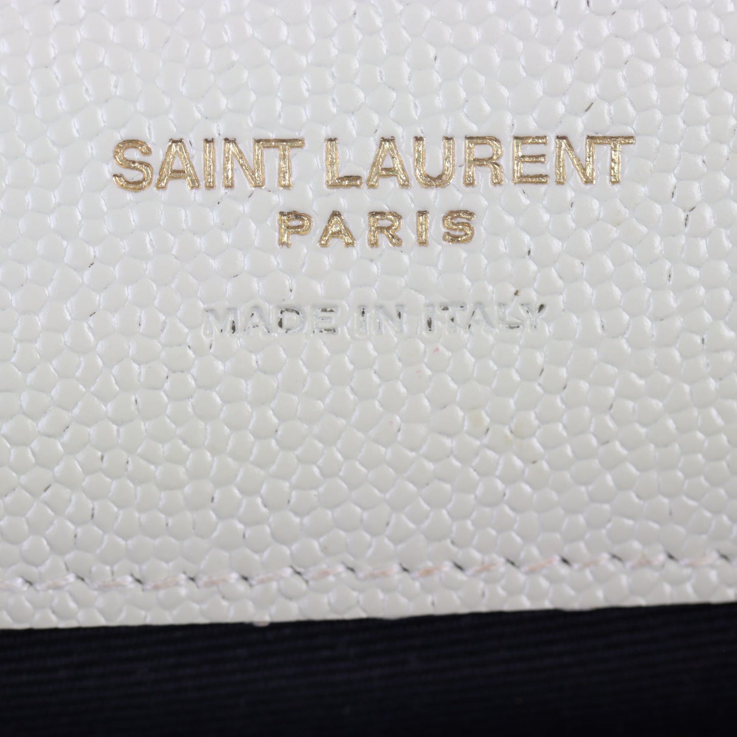Saint Laurent Cassandre Flap Wristlet Pouch