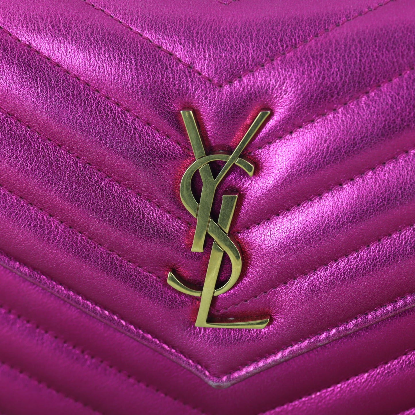 Saint Laurent Cassandre Envelope Chain Wallet