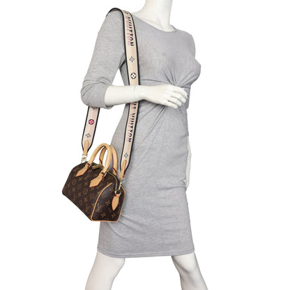 Louis Vuitton Speedy 20 Bandouliere Monogram with Embroidered Strap