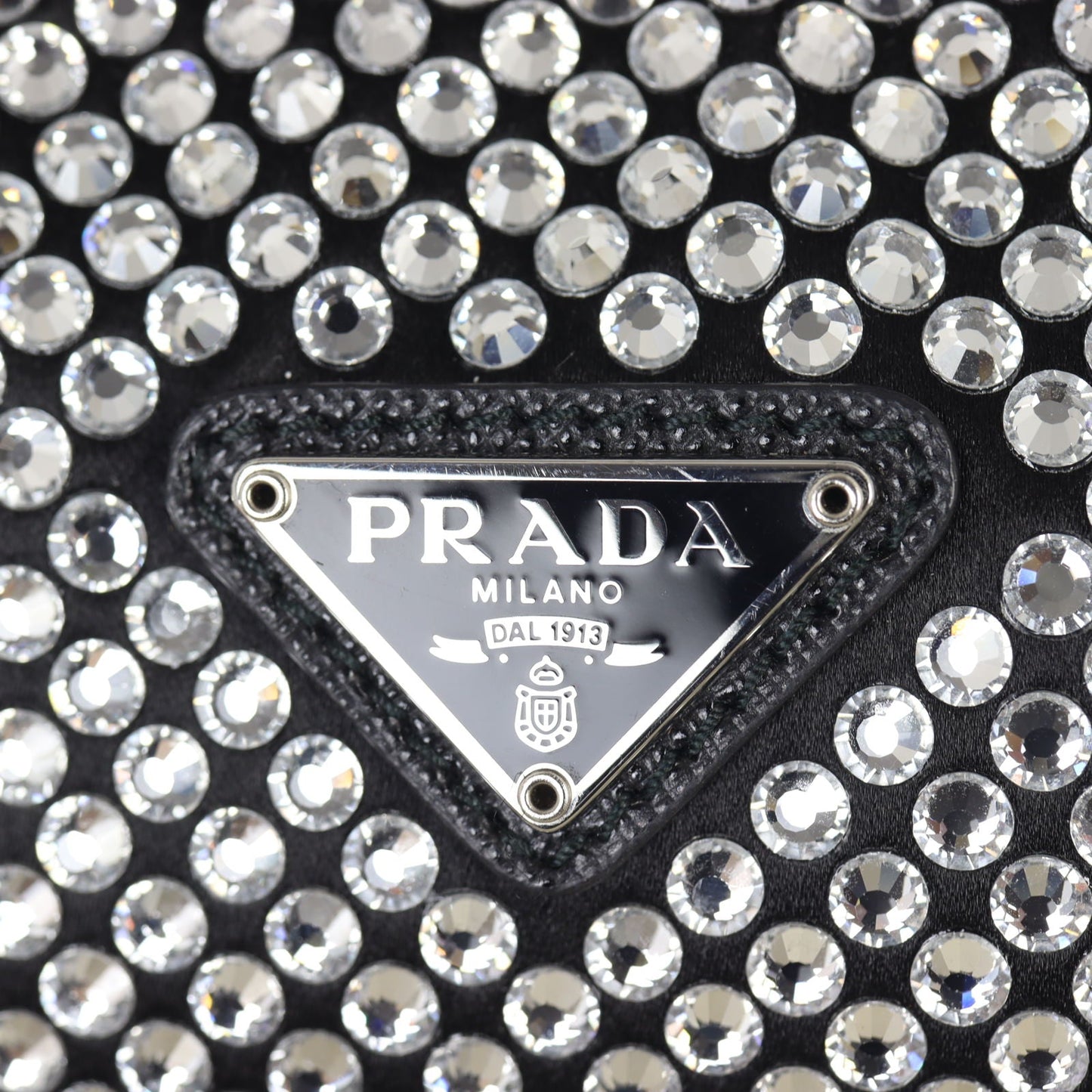 Prada Re-Edition 2000 Satin Crystal Mini Bag