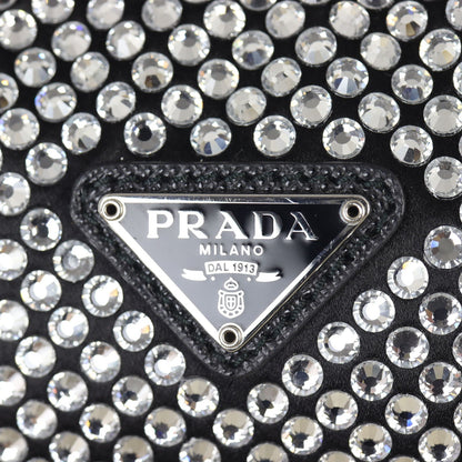Prada Re-Edition 2000 Satin Crystal Mini Bag