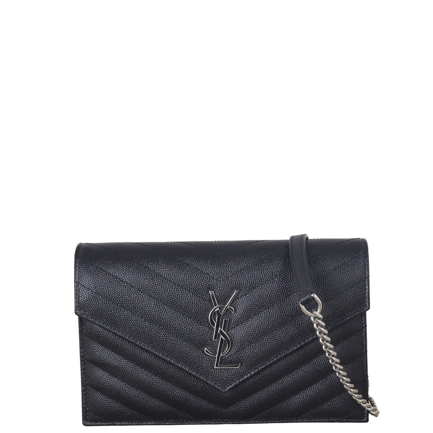 Saint Laurent Cassandre Envelope Chain Wallet