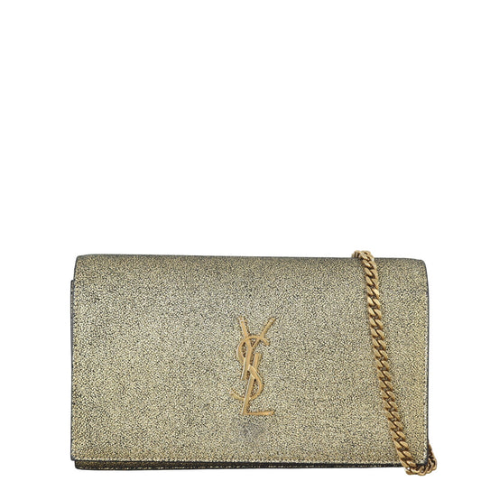 Saint Laurent Monogram Wallet on Chain