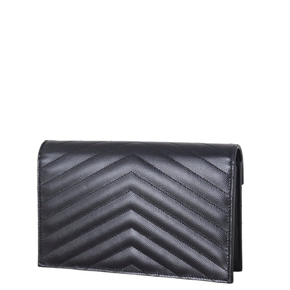 Saint Laurent Cassandre Envelope Chain Wallet
