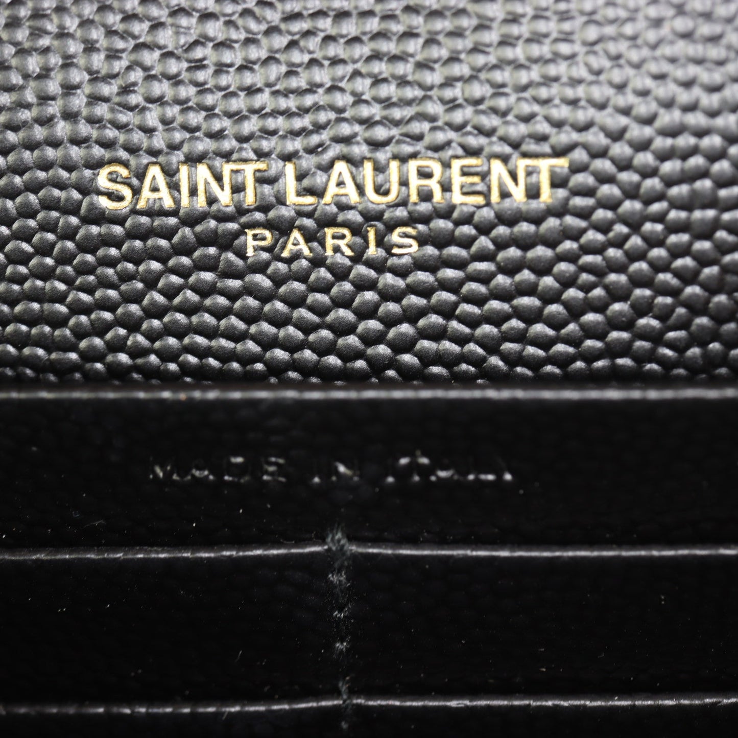 Saint Laurent Cassandre Envelope Chain Wallet