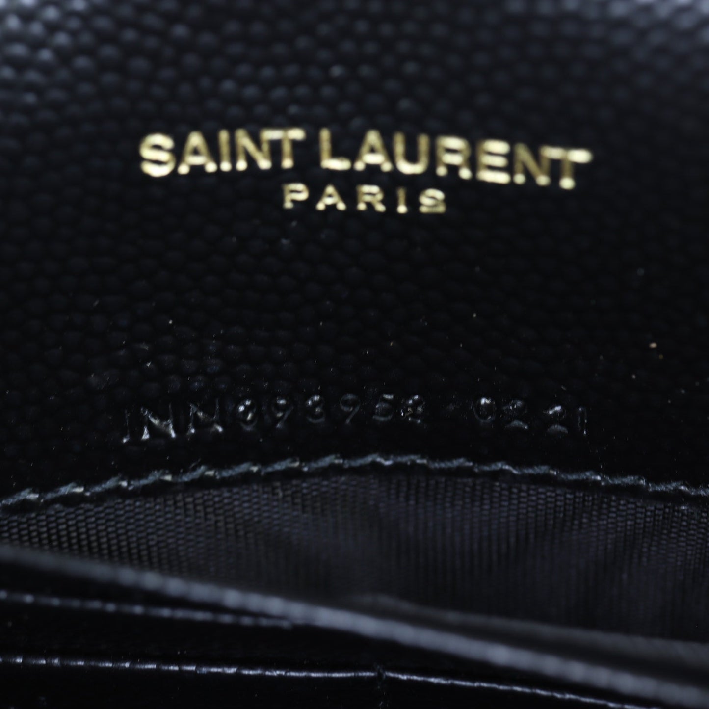 Saint Laurent Cassandre Envelope Chain Wallet