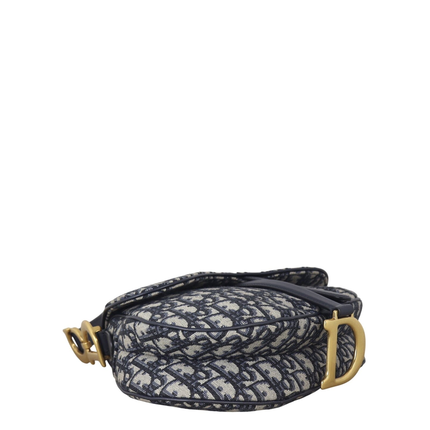 Dior Saddle Bag Oblique with Embroidered Strap
