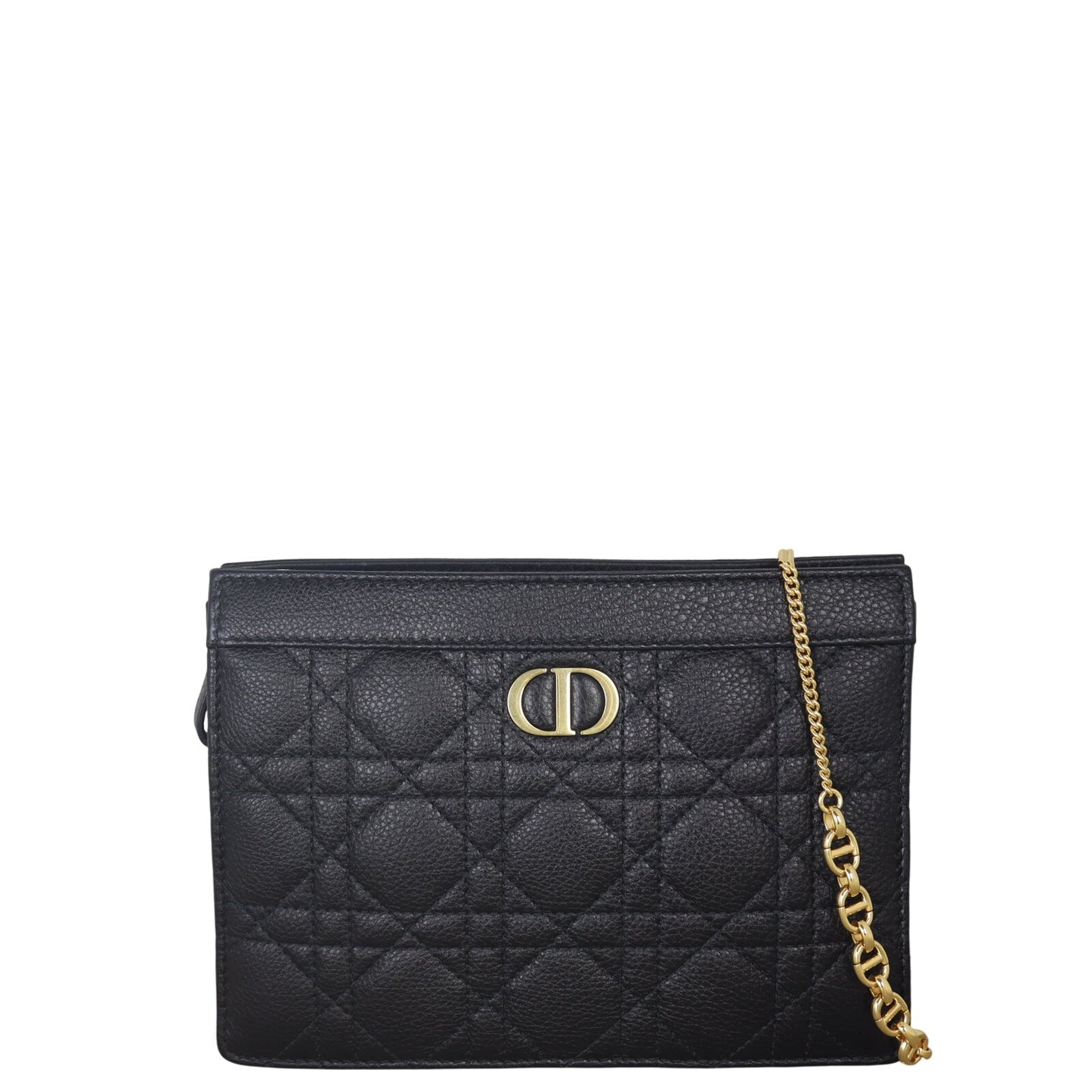 Dior Caro Zip Pouch on Chain