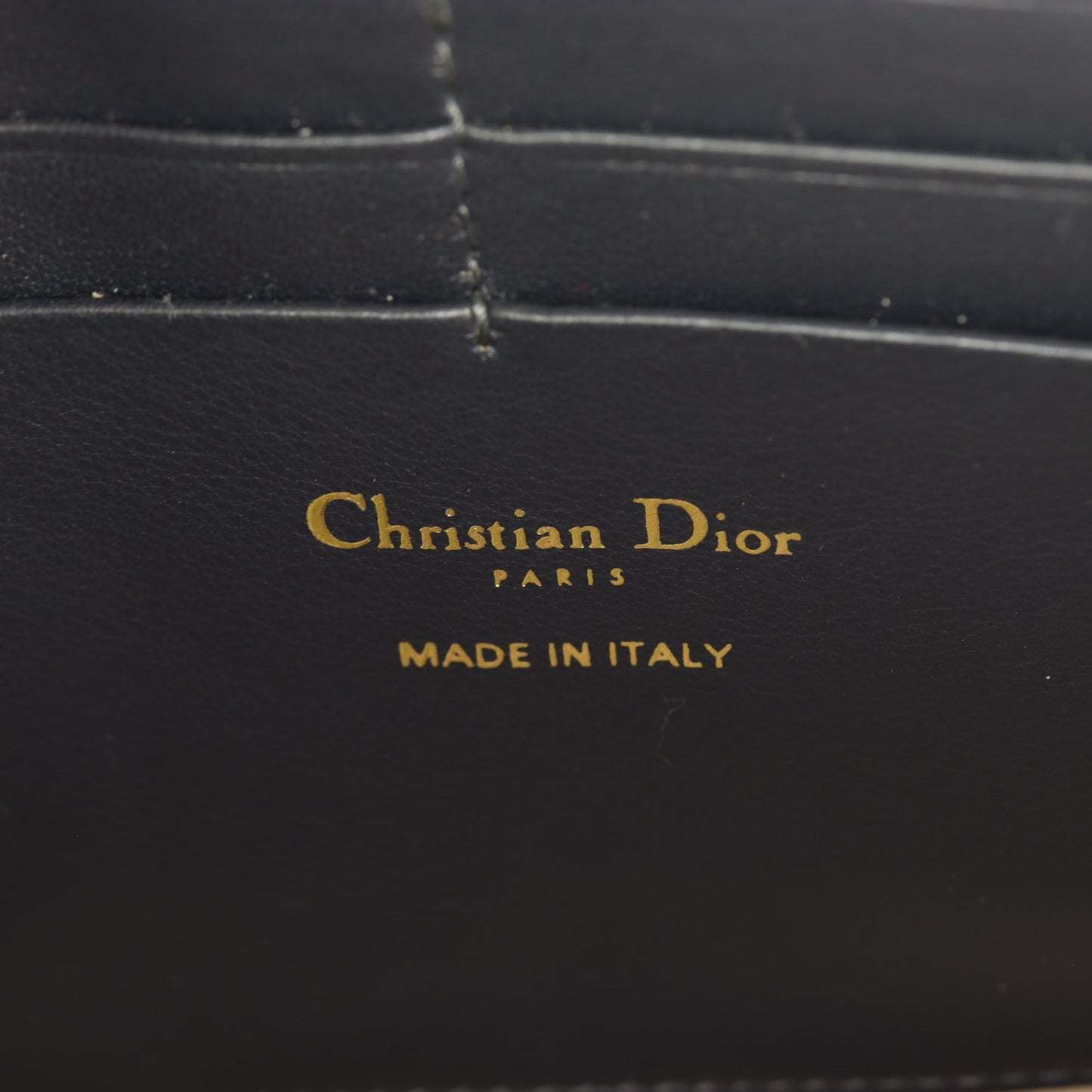 Dior Saddle Pouch Wallet on Chain Oblique