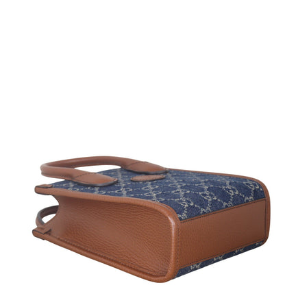 Gucci GG Denim Interlocking G Tote Mini