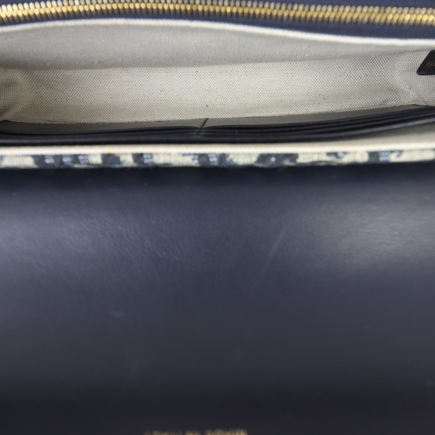 Dior Saddle Pouch Wallet on Chain Oblique