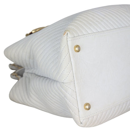 Chanel Surpique Chevron Tote