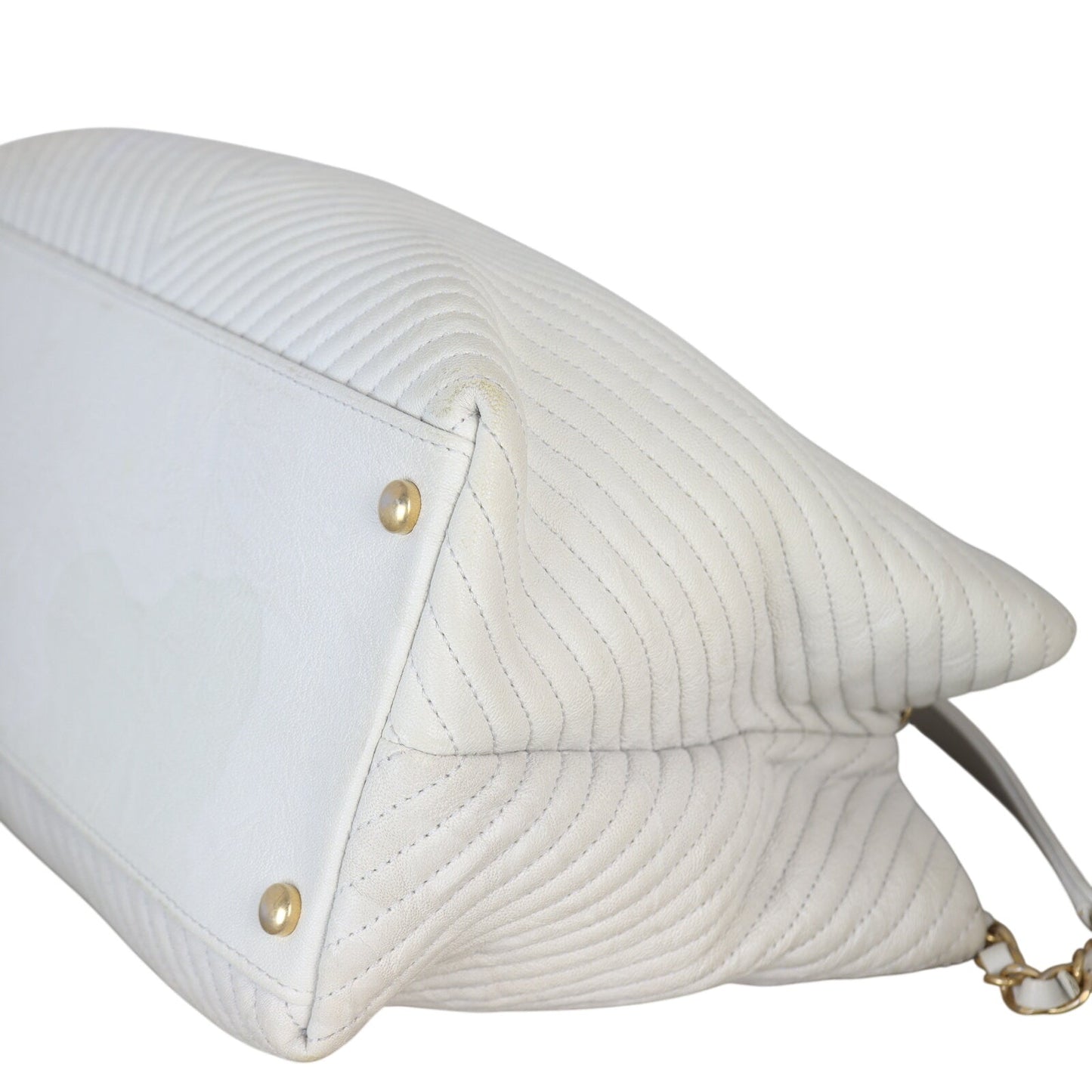 Chanel Surpique Chevron Tote