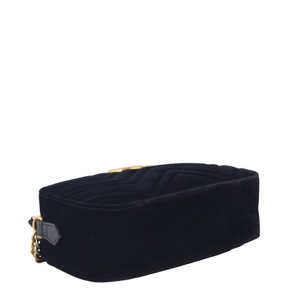 Gucci GG Marmont Velvet Small Camera Bag