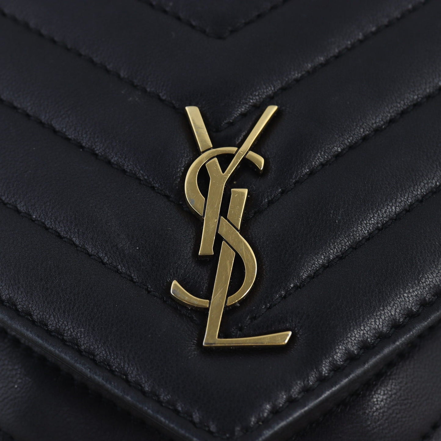 Saint Laurent Matelasse Double Flap Vertical Bag
