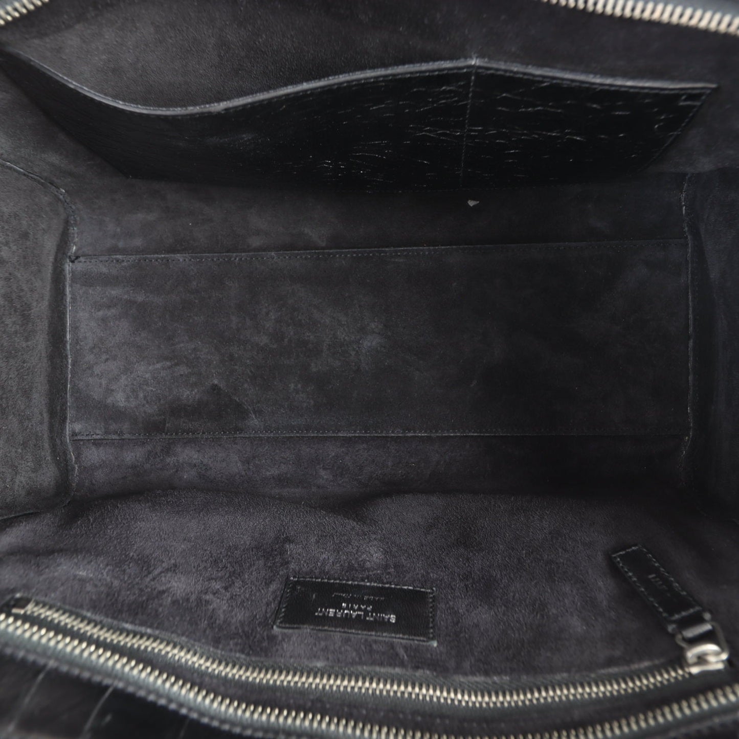 Saint Laurent Rive Gauche Cabas Tote Croc-Embossed