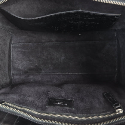 Saint Laurent Rive Gauche Cabas Tote Croc-Embossed